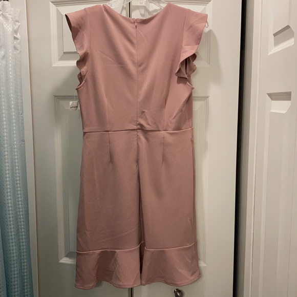NWT- She & Sky Ruffle Cap Sleeve Dress - Picture 7 of 9